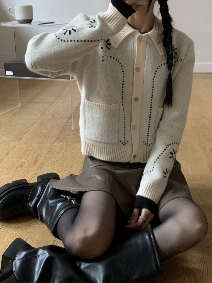 MORE THAN-P韓國代購㊣女士新款25秋冬時尚人氣真品針織衫MORE THAN針織衫
