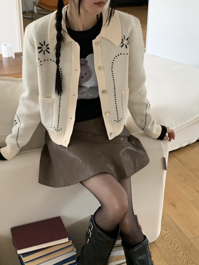 MORE THAN-P韓國代購㊣女士新款25秋冬時尚人氣真品針織衫MORE THAN針織衫