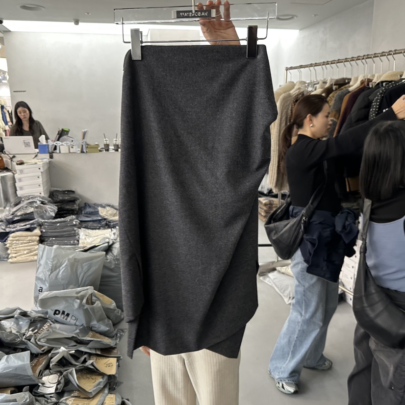 DOUBLE STANDARD/LE SMOKING/MAISONSTAFF東大門㊣直郵女士新品熱賣長裙MAISONSTAFF長裙