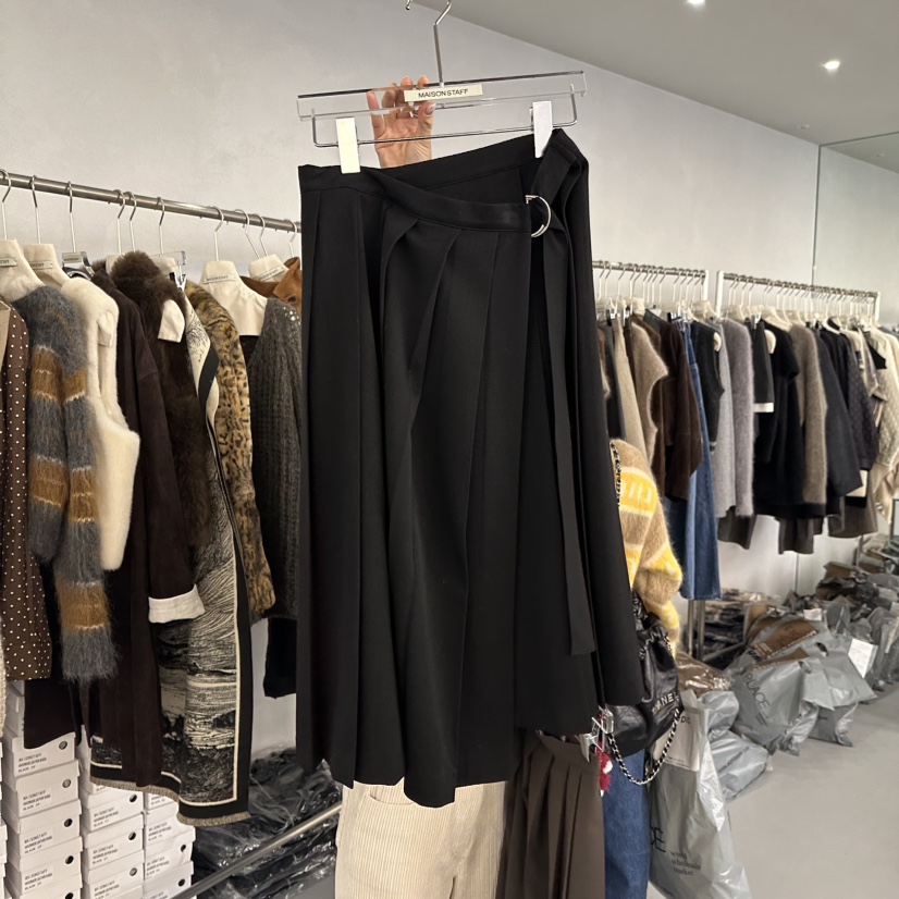 DOUBLE STANDARD/LE SMOKING/MAISONSTAFF東大門㊣實拍女士新品休閑長裙MAISONSTAFF長裙圖色2