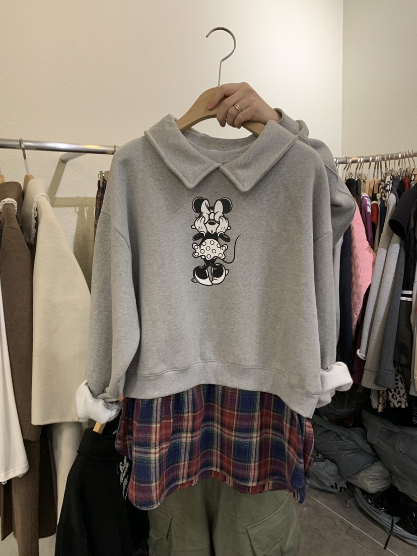 JUPITER東大門㊣直郵女裝新款時尚職業推薦熱賣25秋冬真品衛衣JUPITER衛衣