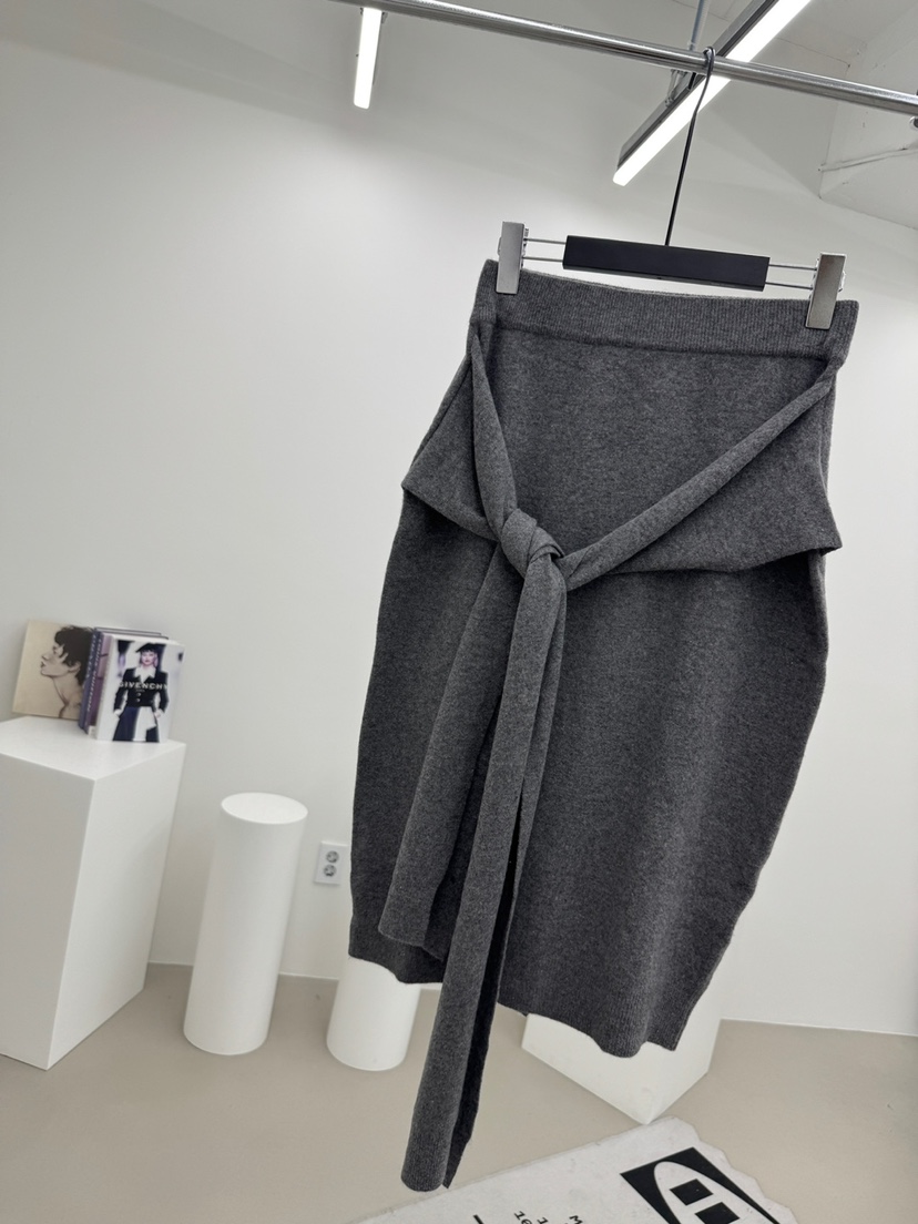 RED-A韓國直郵㊣女士新品25秋冬熱賣職業半身裙中短裙羊絨RED-A半身裙/中短裙圖色3