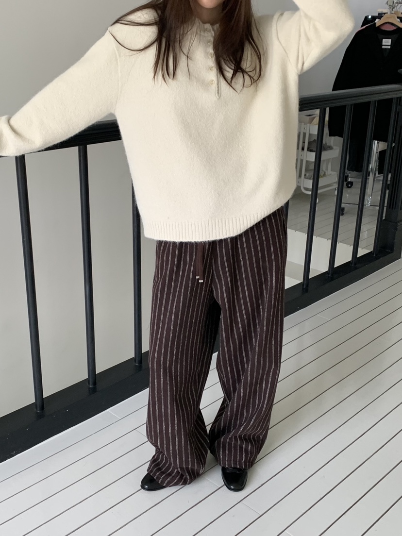 LOVE MY SANTA東大門㊣實拍女裝新款職業真品人氣25秋冬休閑褲Santa/LOVE MY SANTA休閑褲
