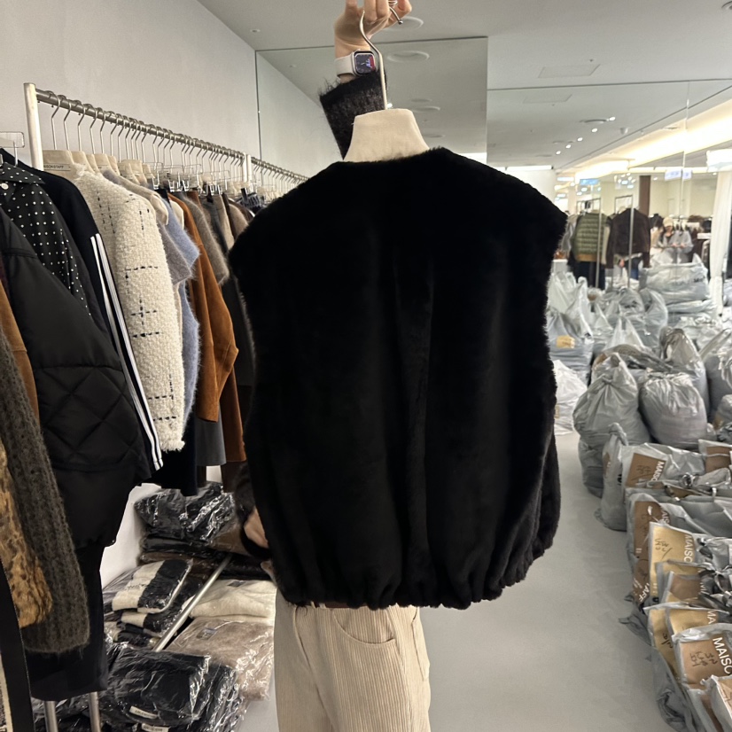 DOUBLE STANDARD/LE SMOKING/MAISONSTAFF東大門㊣實拍女士新款25秋冬馬甲里外穿MAISONSTAFF馬甲