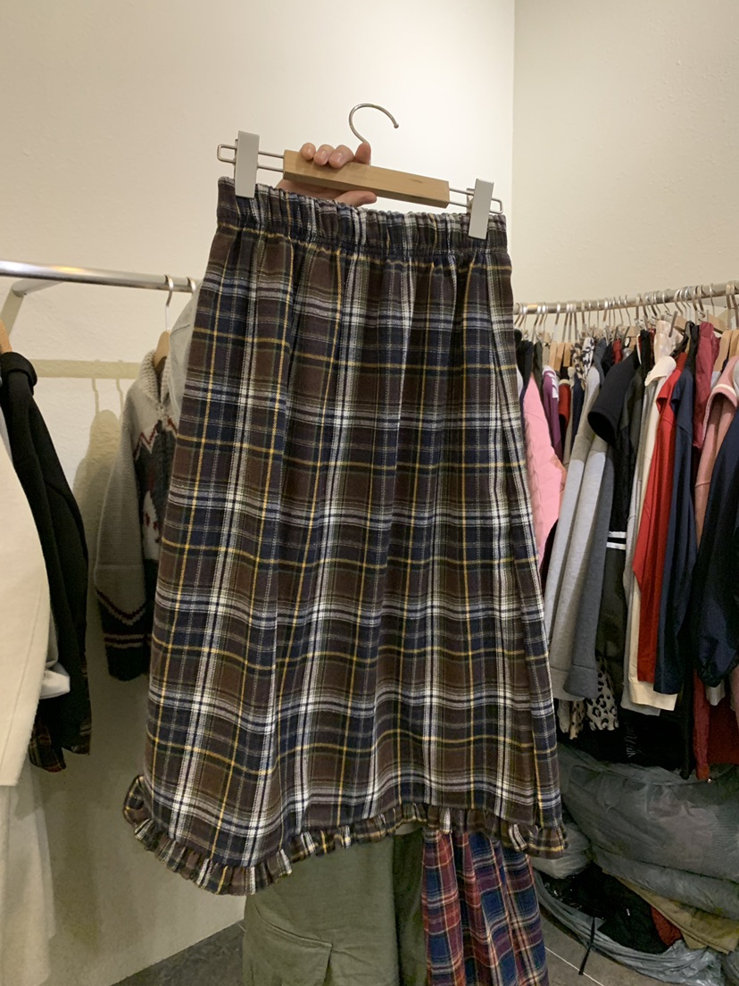 JUPITER東大門㊣直郵女裝新品休閑真品熱賣時尚人氣長裙格紋JUPITER長裙