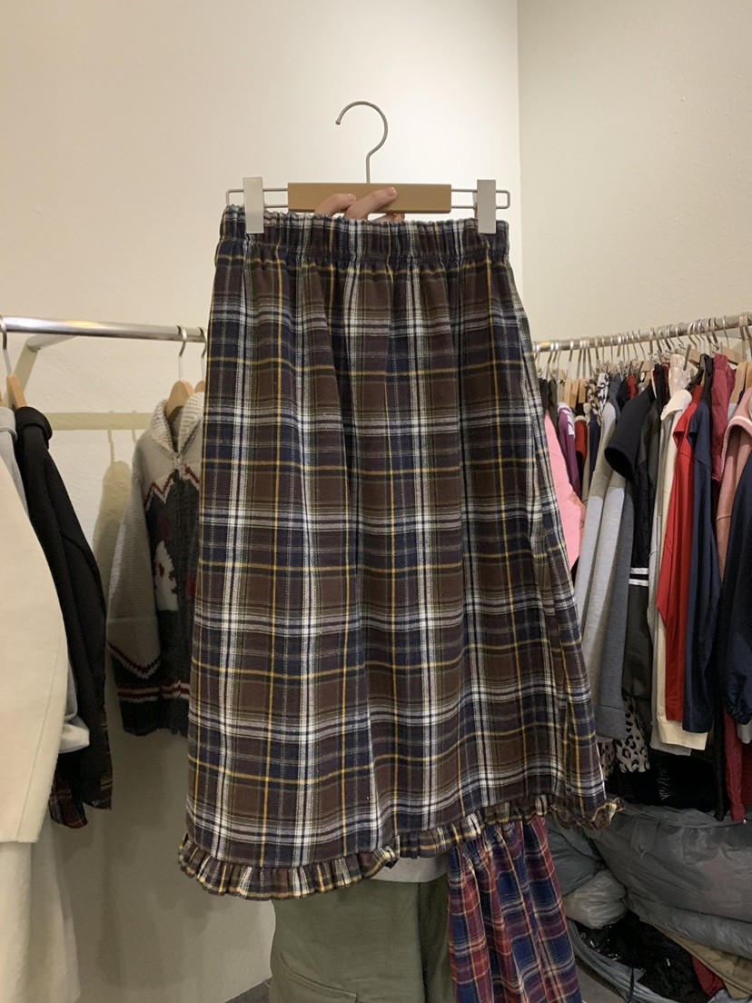 JUPITER東大門㊣直郵女裝新品休閑真品熱賣時尚人氣長裙格紋JUPITER長裙