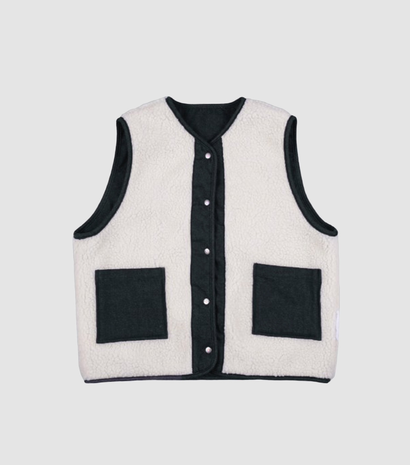 GVR COMPANY東大門㊣代購女裝新品25秋冬職業馬甲里外穿抓絨GVR-COMPANY馬甲圖色2