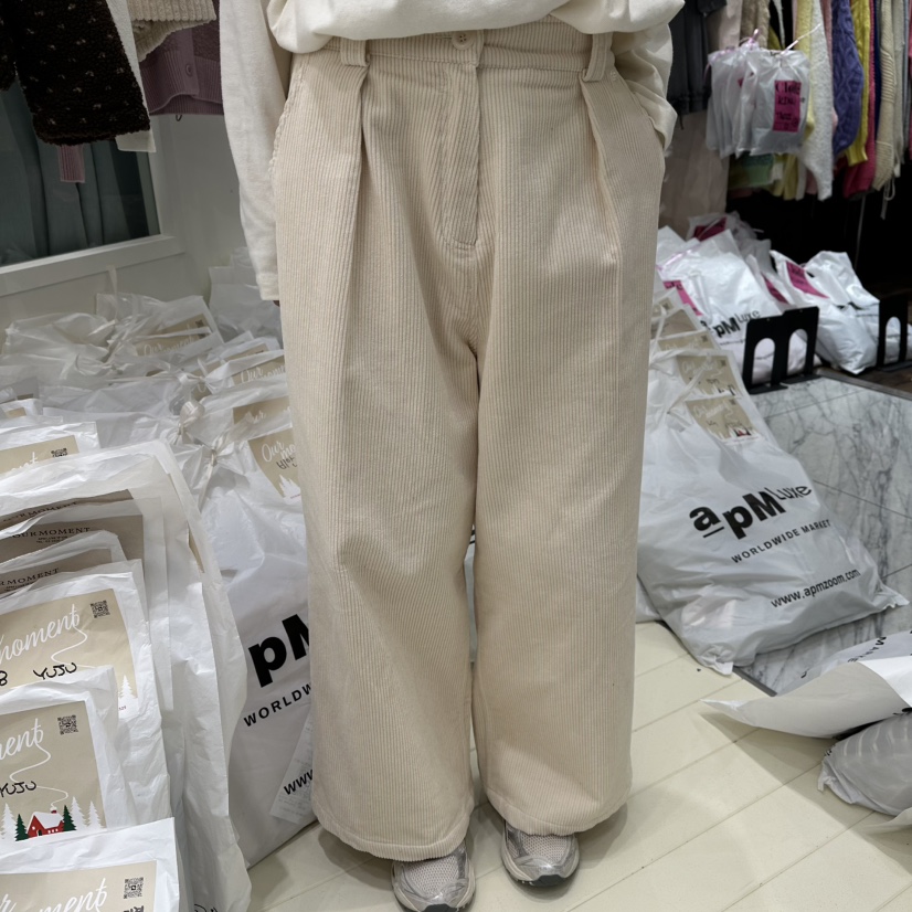 OURMOMENT東大門㊣代購女士新品熱賣人氣休閑25秋冬時尚休閑褲OURMOMENT休閑褲