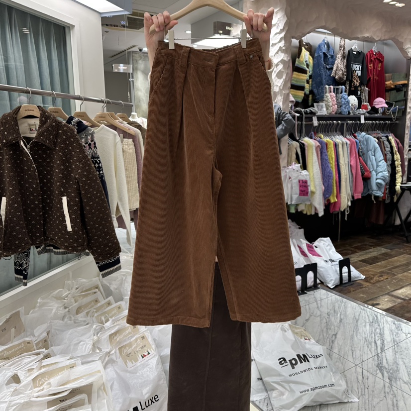 OURMOMENT東大門㊣代購女士新品熱賣人氣休閑25秋冬時尚休閑褲OURMOMENT休閑褲圖色2