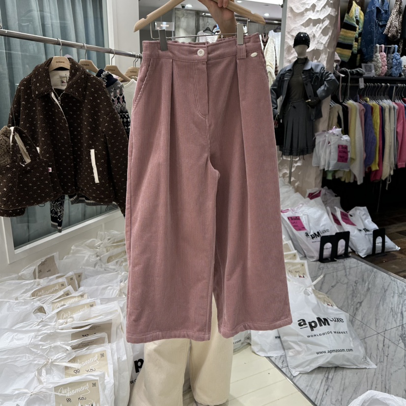 OURMOMENT東大門㊣代購女士新品熱賣人氣休閑25秋冬時尚休閑褲OURMOMENT休閑褲圖色3