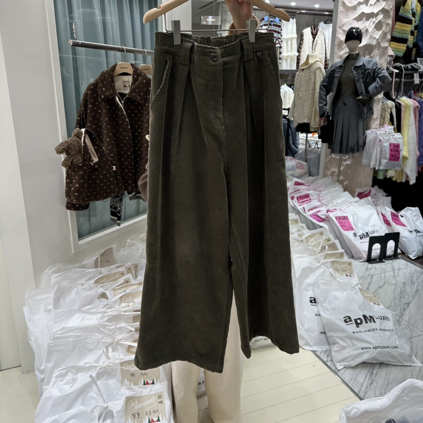 OURMOMENT東大門㊣代購女士新品熱賣人氣休閑25秋冬時尚休閑褲OURMOMENT休閑褲圖色5
