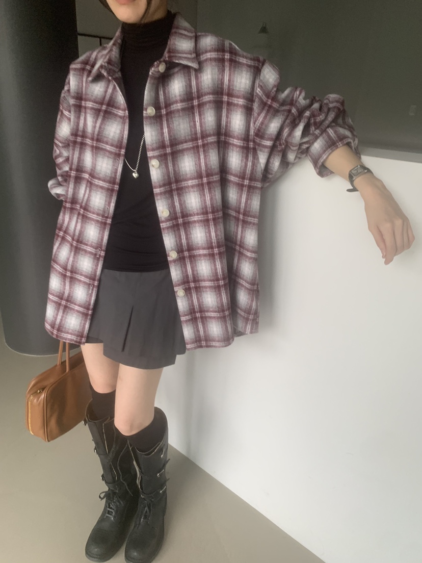 TRUE東大門㊣實拍女裝新款25秋冬人氣職業時尚襯衫蕾絲衫羊毛TRUE襯衫/蕾絲衫