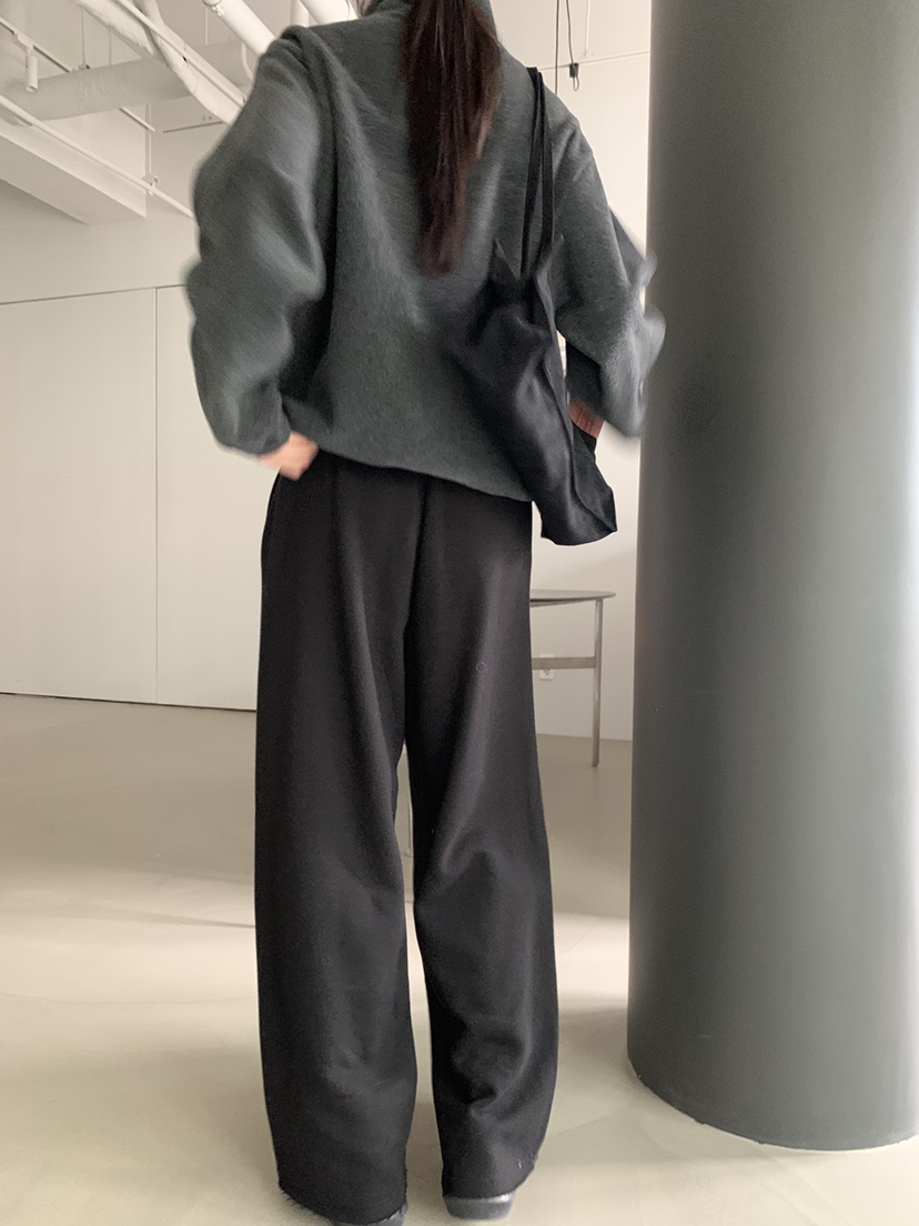 TRUE東大門㊣實拍女士新品休閑時尚25秋冬真品職業休閑褲加絨TRUE休閑褲