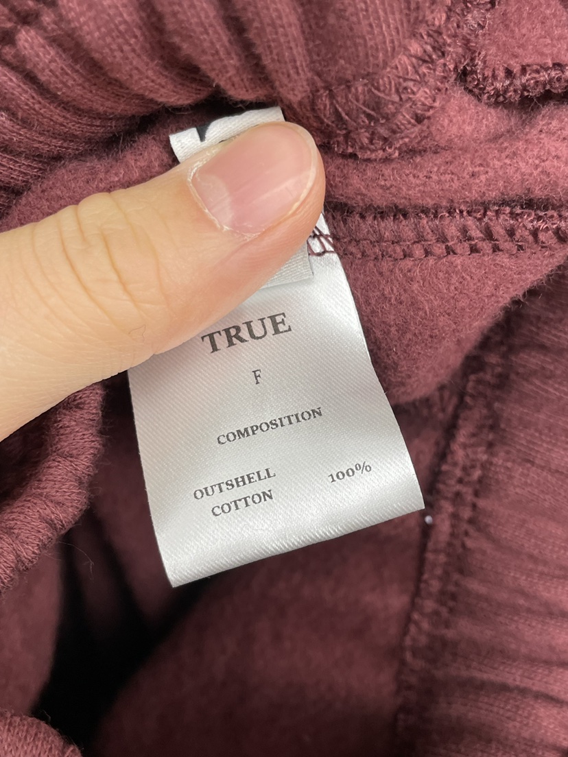 TRUE東大門㊣實拍女士新品休閑時尚25秋冬真品職業休閑褲加絨TRUE休閑褲