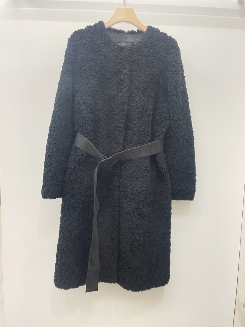 NYLON東大門㊣實拍女士新品25秋冬時尚真品中長款大衣含腰帶NYLON中長款大衣圖色3