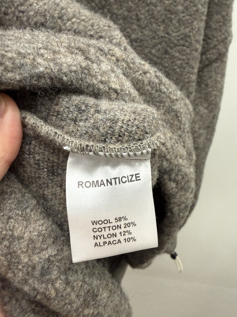 ROMANTICIZE東大門㊣代購女士新款25秋冬時尚夾克毛絨羊毛羊駝ROMANTICIZE夾克