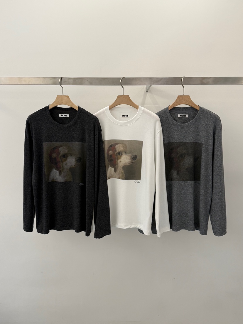 MONE-A韓國代購㊣女裝新款25秋冬熱賣職業人氣休閑長袖T恤MONE-A長袖T恤