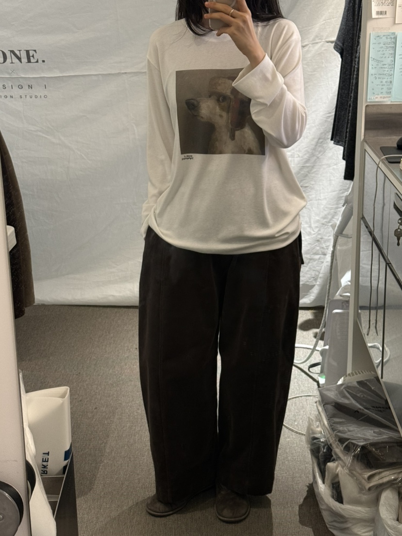 MONE-A韓國代購㊣女裝新款25秋冬熱賣職業人氣休閑長袖T恤MONE-A長袖T恤