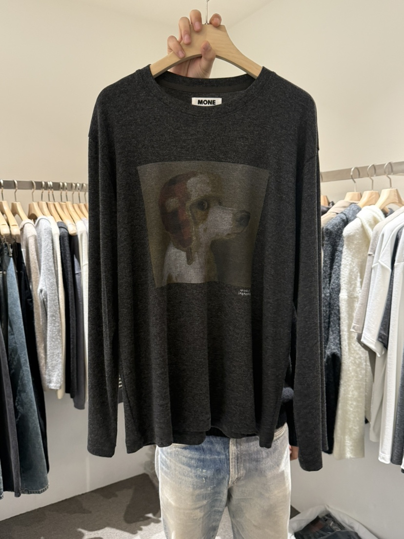 MONE-A韓國代購㊣女裝新款25秋冬熱賣職業人氣休閑長袖T恤MONE-A長袖T恤圖色2
