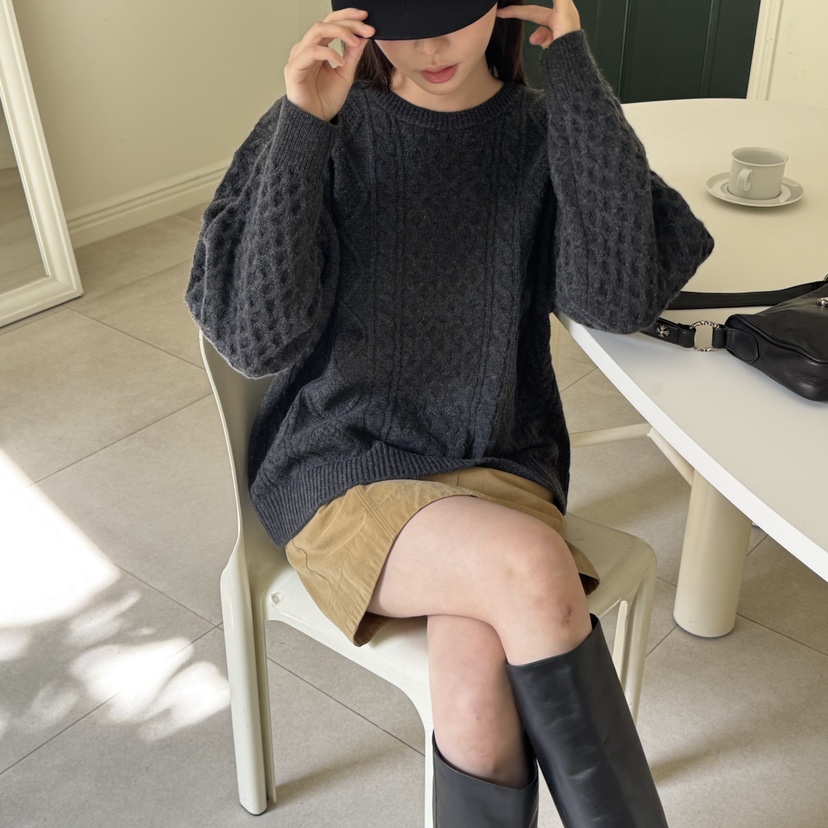 THE ABLE韓國代購㊣女裝新品真品推薦25秋冬人氣針織衫羊毛THE ABLE/TA針織衫