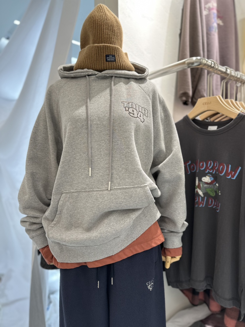 CELLI韓國直郵㊣女士新款推薦休閑25秋冬時尚職業熱賣衛衣復古CELLI衛衣