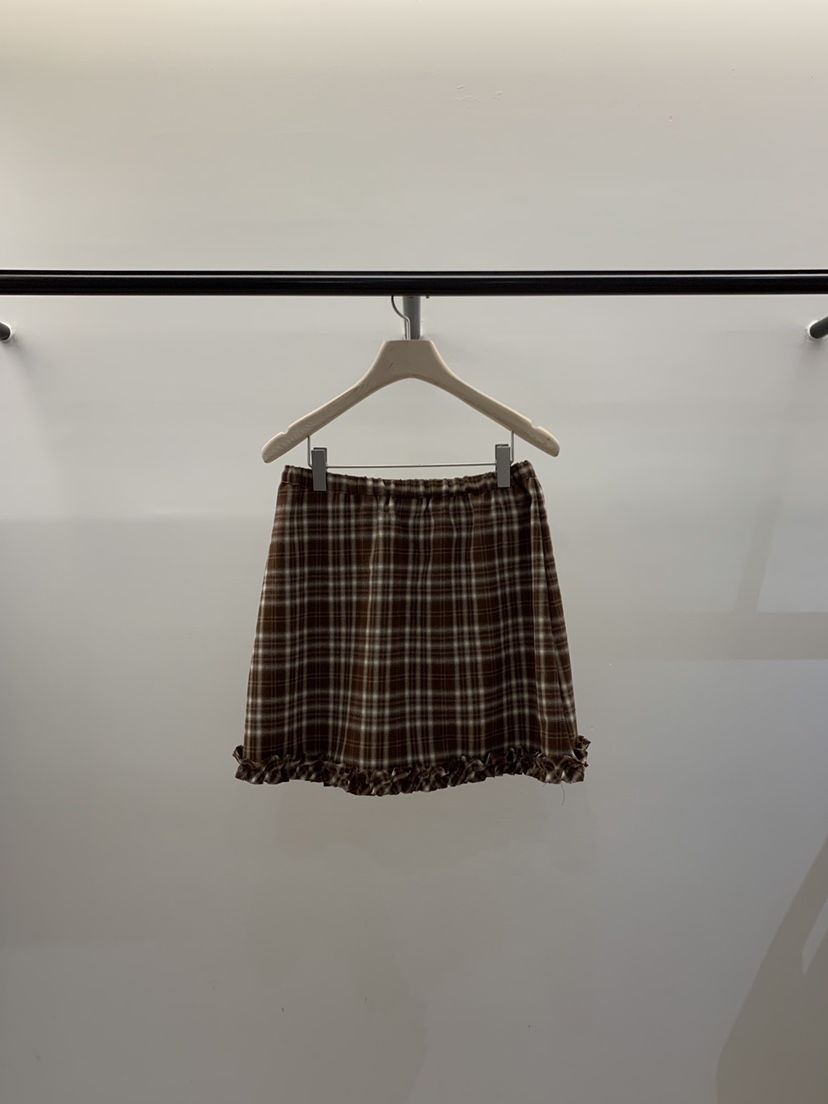 LA CREME東大門㊣直郵女士新品真品推薦職業25秋冬休閑短裙LA CREME短裙