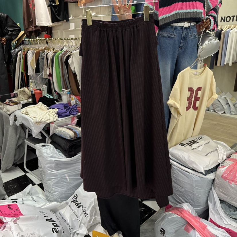 3COLOR東大門㊣實拍女士新款25秋冬長裙Three color長裙