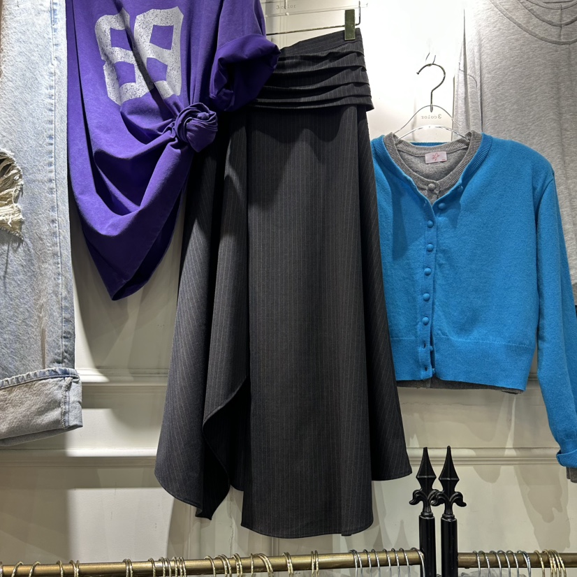 3COLOR東大門㊣實拍女士新款25秋冬長裙Three color長裙圖色2