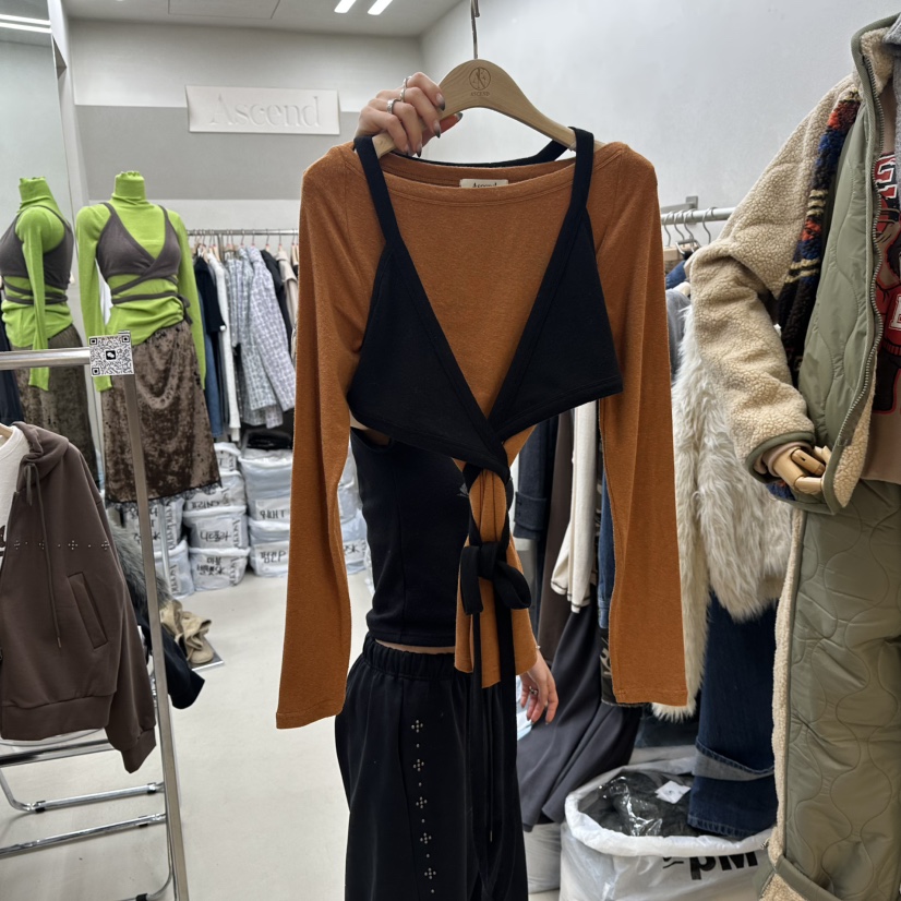 ASCEND韓國直郵㊣女裝新款真品人氣休閑熱賣套裝兩件套套裝ASCEND套裝