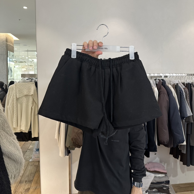 CREAM VILLA東大門㊣代購女裝新品時尚短褲CREAMVILLA短褲圖色2