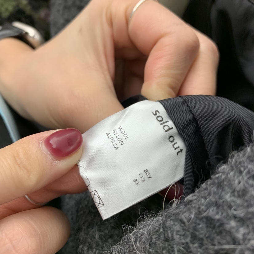 SOLD OUT東大門㊣直郵女裝新款推薦25秋冬職業短款大衣羊駝SOLD OUT短款大衣