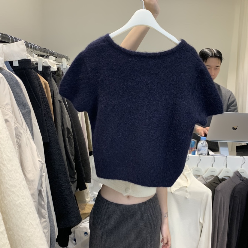 JINSIM韓國直郵㊣女士新品時尚職業熱賣推薦真品針織衫紐扣JINSIM針織衫