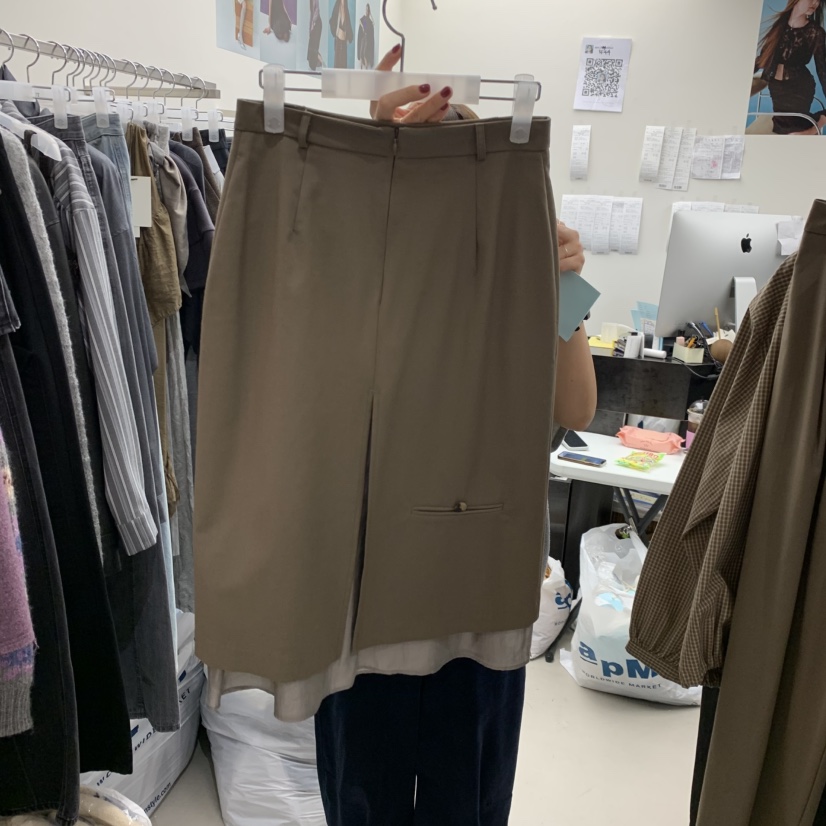 SOLD OUT東大門㊣代購女士新款時尚推薦熱賣休閑半身裙中短裙SOLD OUT半身裙/中短裙