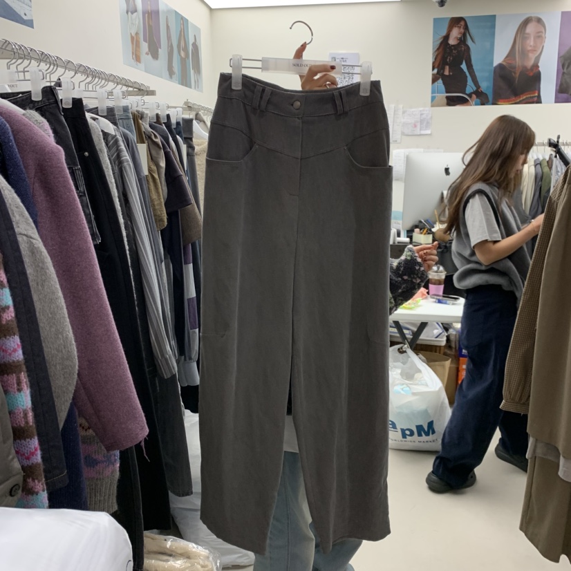 SOLD OUT韓國直郵㊣女士新品職業時尚真品人氣熱賣推薦休閑褲SOLD OUT休閑褲圖色2
