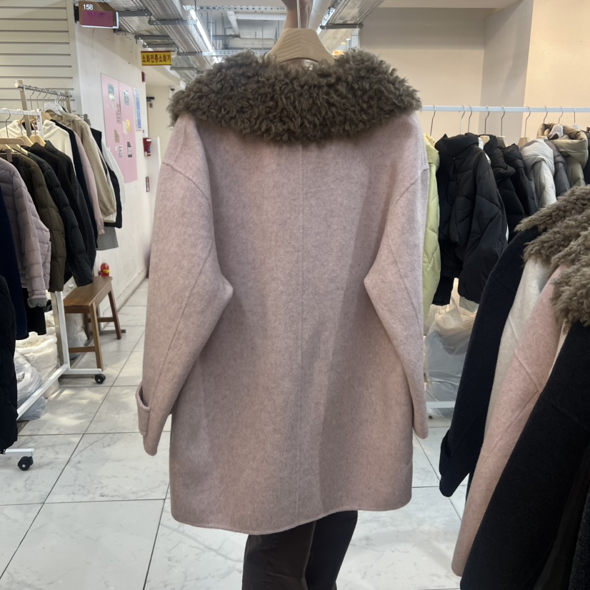 SIMPLE PARK/WMSTORY東大門㊣代購女士新品人氣中長款大衣SIMPLE PARK/WMSTORY中長款大衣