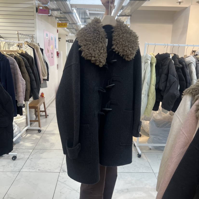 SIMPLE PARK/WMSTORY東大門㊣代購女士新品人氣中長款大衣SIMPLE PARK/WMSTORY中長款大衣圖色2