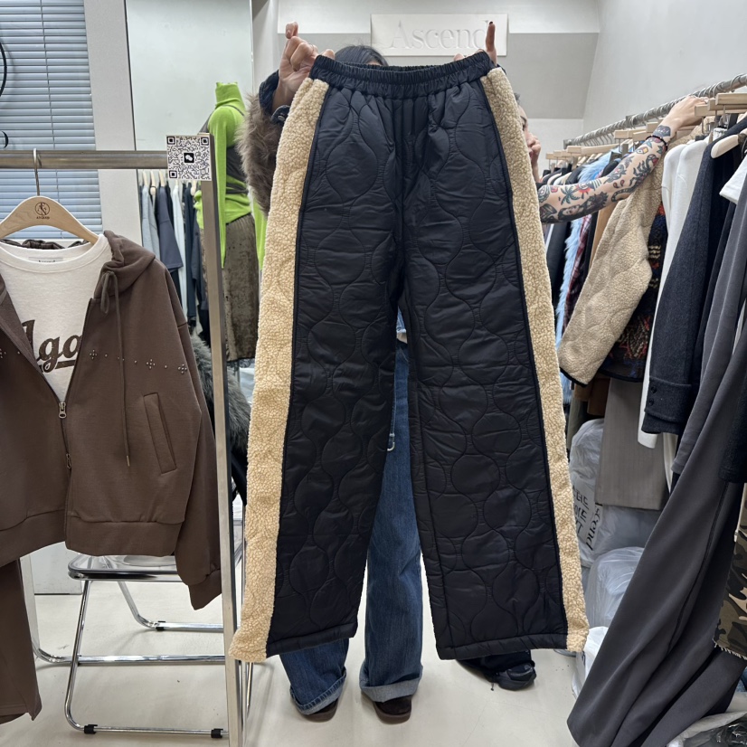 ASCEND東大門㊣直郵女士新品25秋冬熱賣人氣休閑休閑褲絎縫ASCEND休閑褲圖色2