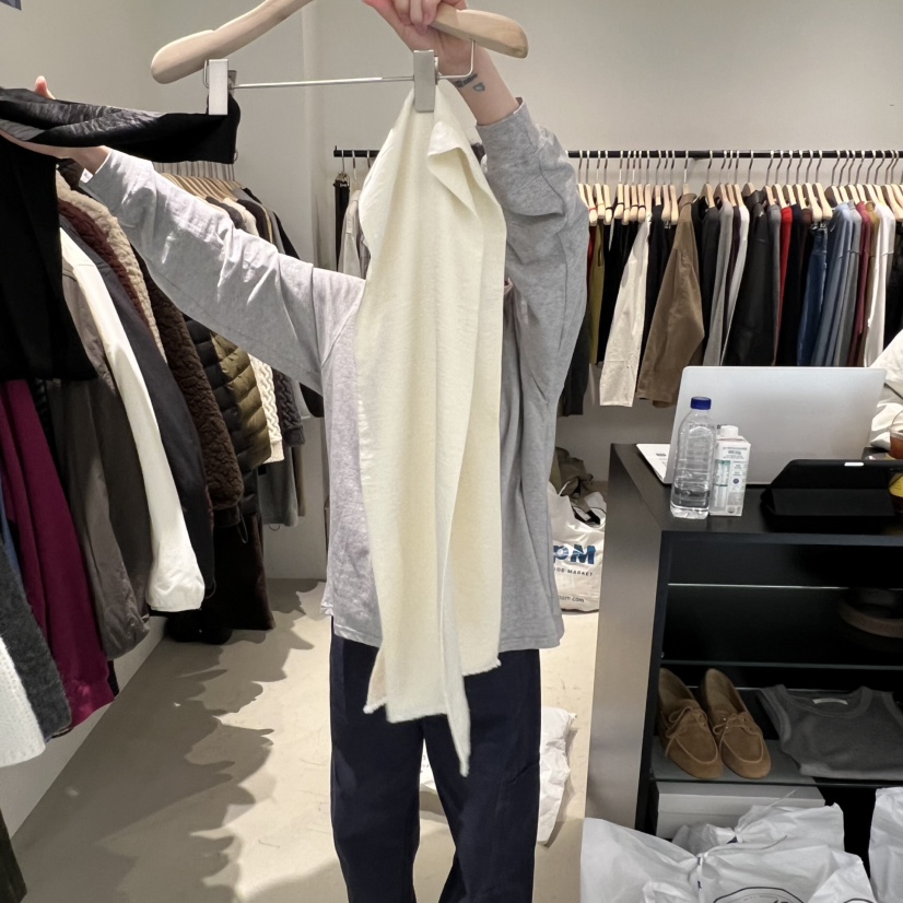 PLATE韓國代購㊣女士新品休閑推薦真品熱賣25秋冬時尚圍巾披肩PLATE圍巾/披肩