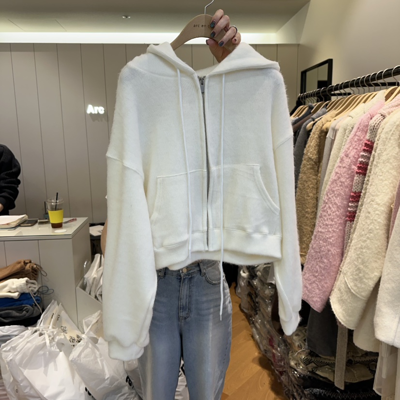 ARC東大門㊣直郵女士新品熱賣時尚25秋冬休閑人氣真品夾克兜帽ARC EN CIEL夾克