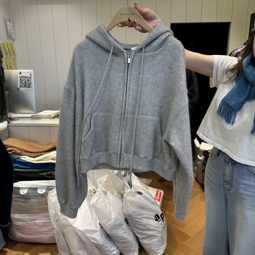 ARC東大門㊣直郵女士新品熱賣時尚25秋冬休閑人氣真品夾克兜帽ARC EN CIEL夾克圖色2