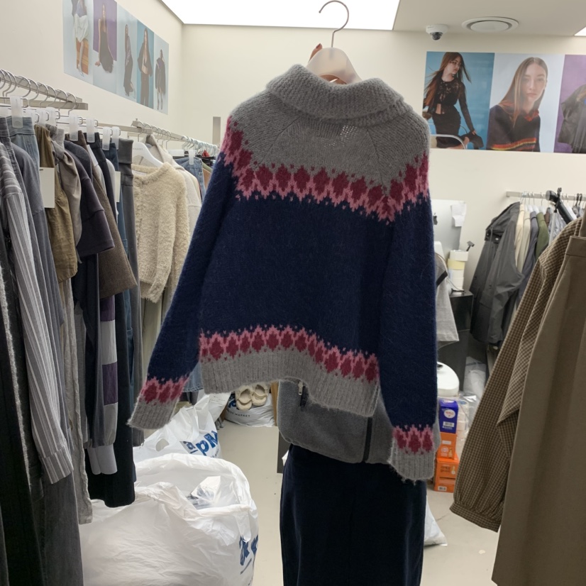 SOLD OUT東大門㊣實拍女士新品時尚真品推薦25秋冬職業針織衫SOLD OUT針織衫