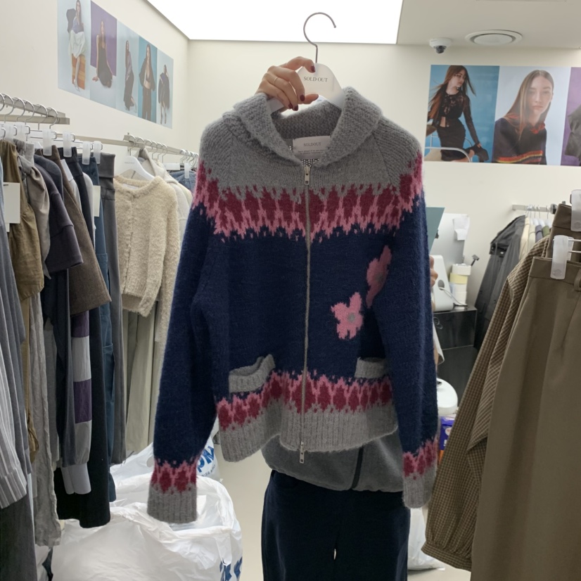 SOLD OUT東大門㊣實拍女士新品時尚真品推薦25秋冬職業針織衫SOLD OUT針織衫圖色2