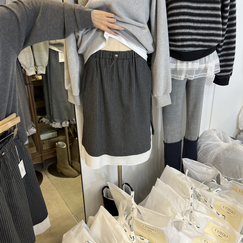 TAN&COMO東大門㊣代購女士新品真品職業熱賣半身裙中短裙tan-COMO半身裙/中短裙