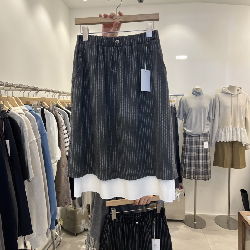 TAN&COMO東大門㊣代購女士新品真品職業熱賣半身裙中短裙tan-COMO半身裙/中短裙