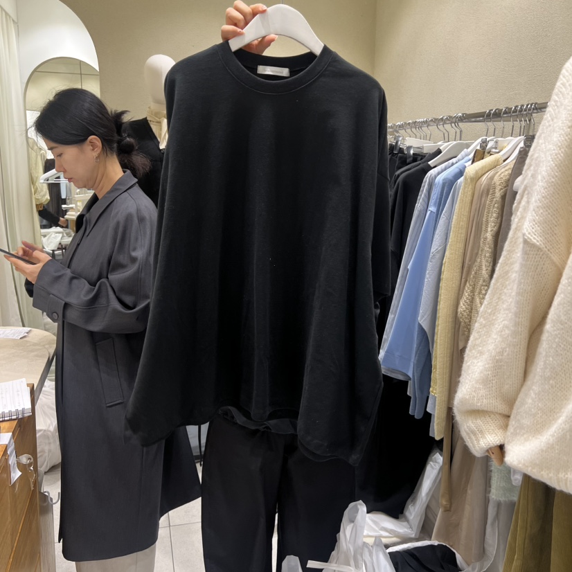 BROCCOLISALAD韓國代購㊣女士新款職業休閑25秋冬推薦人氣T恤BROCCOLISALADT恤圖色3