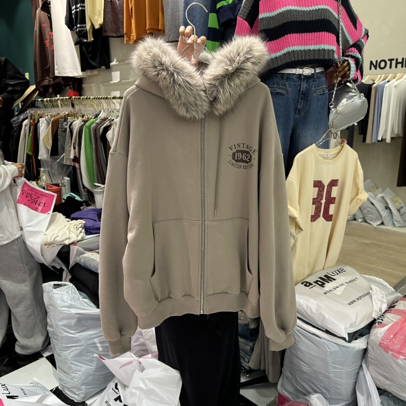 3COLOR韓國直郵㊣女裝新款休閑夾克Three color夾克圖色2
