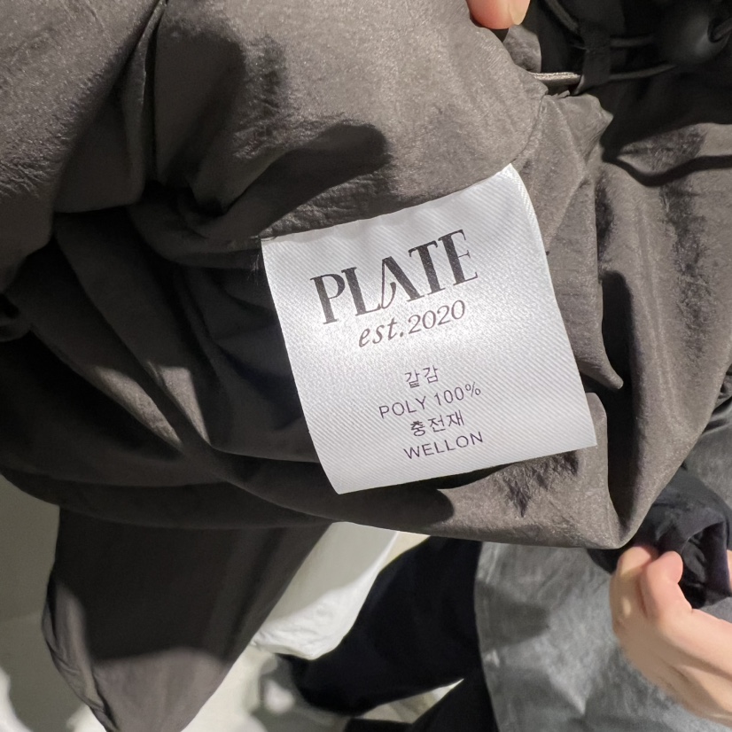 PLATE東大門㊣實拍女士新品推薦職業時尚人氣25秋冬短款棉服PLATE短款棉服