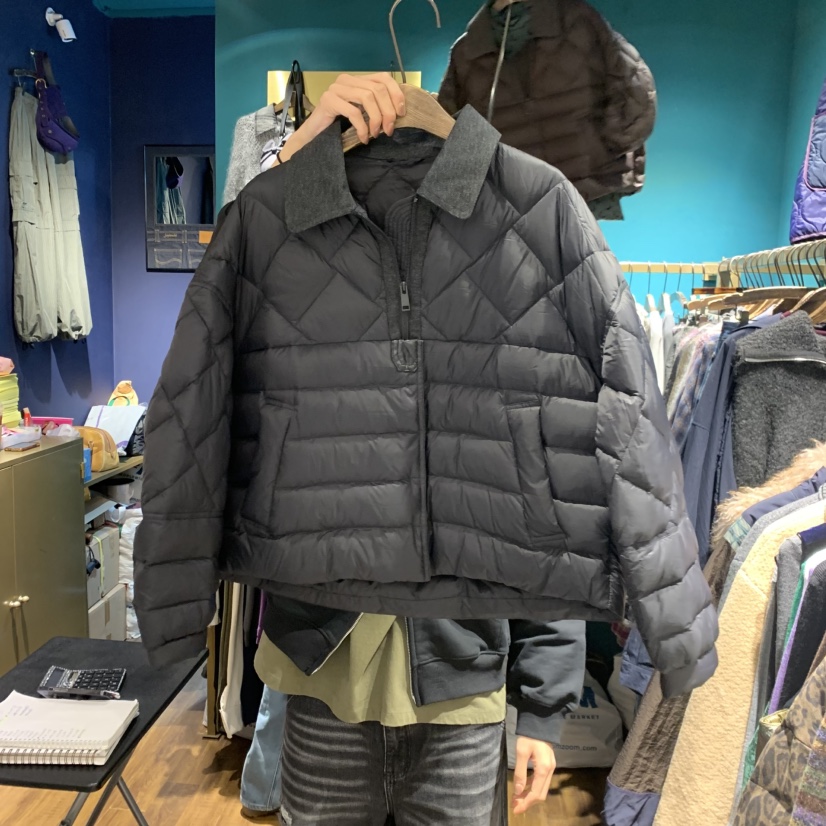 MERCI LINDA韓國代購㊣女裝新品熱賣短款羽絨服不含內搭絨MERCI LINDA短款羽絨服圖色2