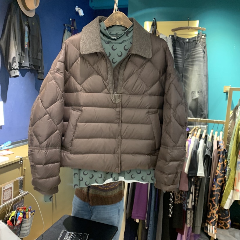 MERCI LINDA韓國代購㊣女裝新品熱賣短款羽絨服不含內搭絨MERCI LINDA短款羽絨服圖色3