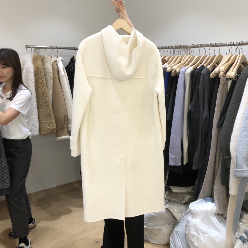 FOREST東大門㊣實拍女裝新款熱賣25秋冬中長款大衣手工制作FOREST中長款大衣